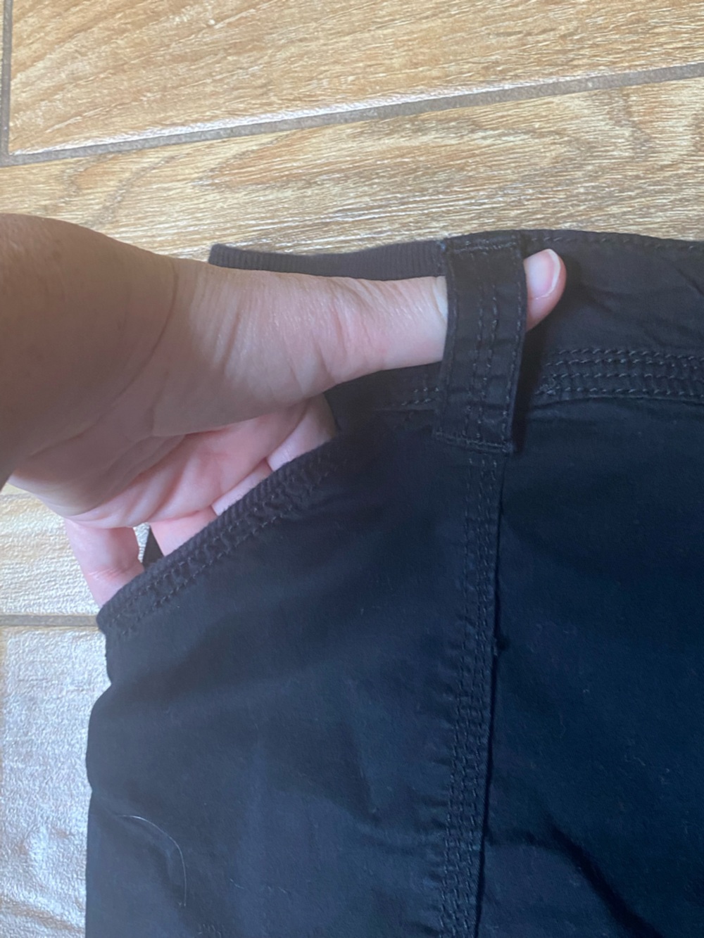 Style & Co 14 Black Cargo Pants - Picture 5 of 12